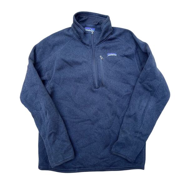 Patagonia Men's Better Sweater 1/4 Zip Fleece Jacket Black Size M - Picture 1 of 7